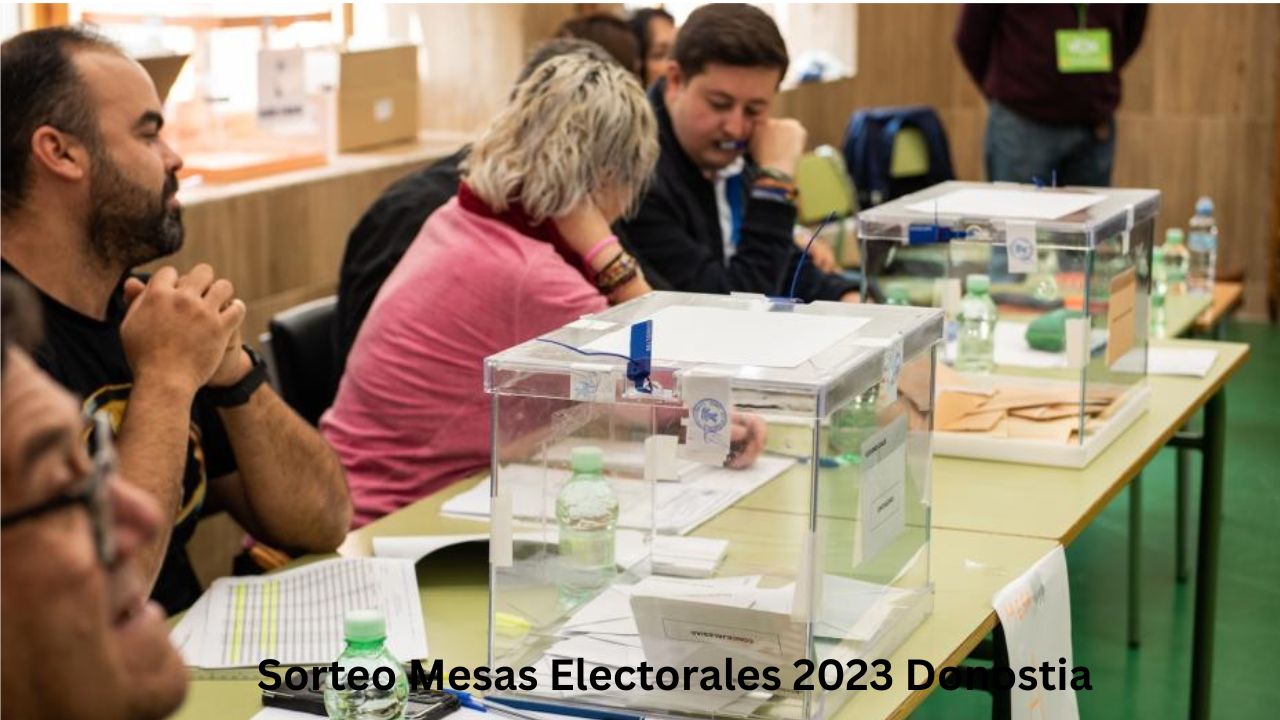 Sorteo Mesas Electorales 2023 Donostia