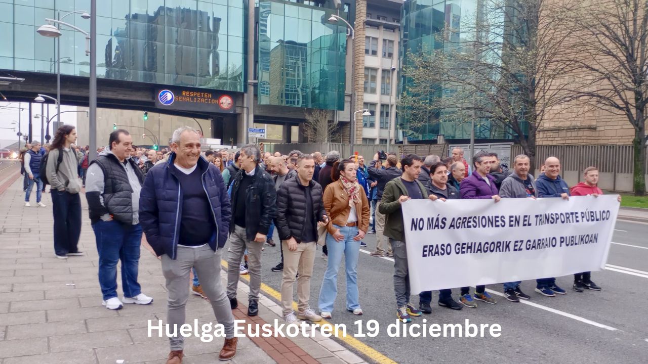 Huelga Euskotren 19 diciembre