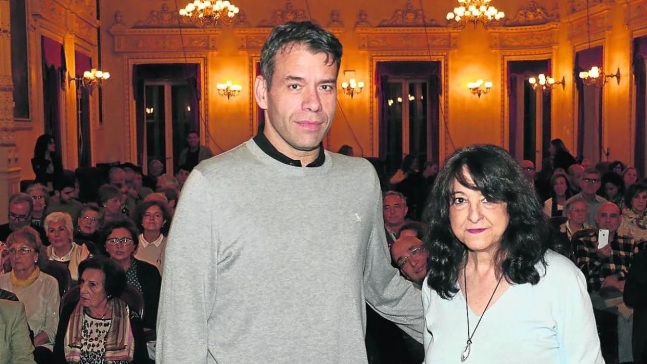 Rubén Amón y su esposa
